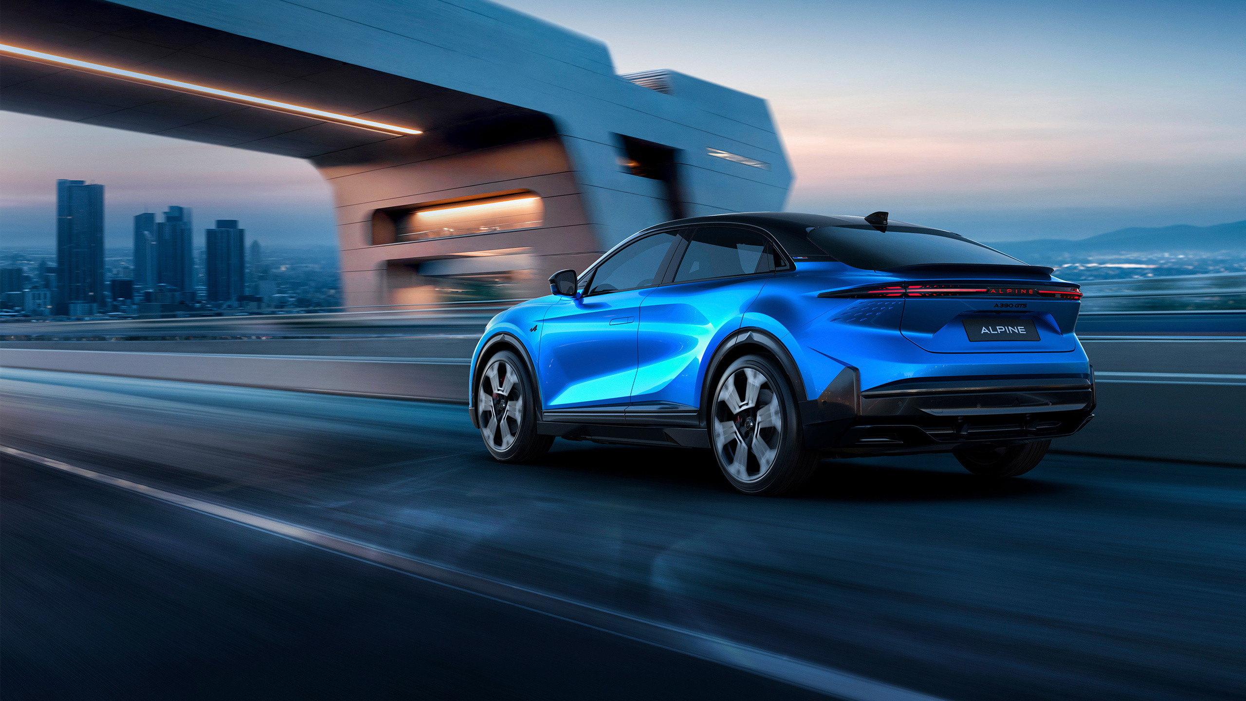 Alpine A390 sports-fastback eksteriør